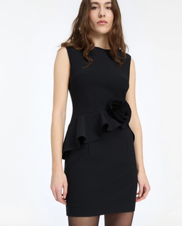Czarna sukienka mini Rose - Image #3
