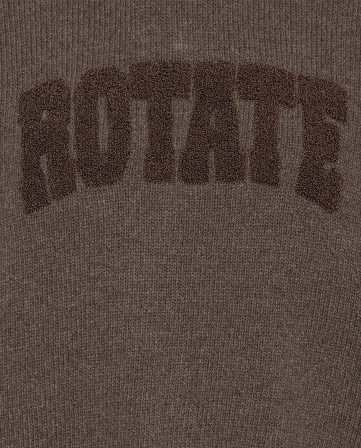 Brązowy sweter z logo - Image #4