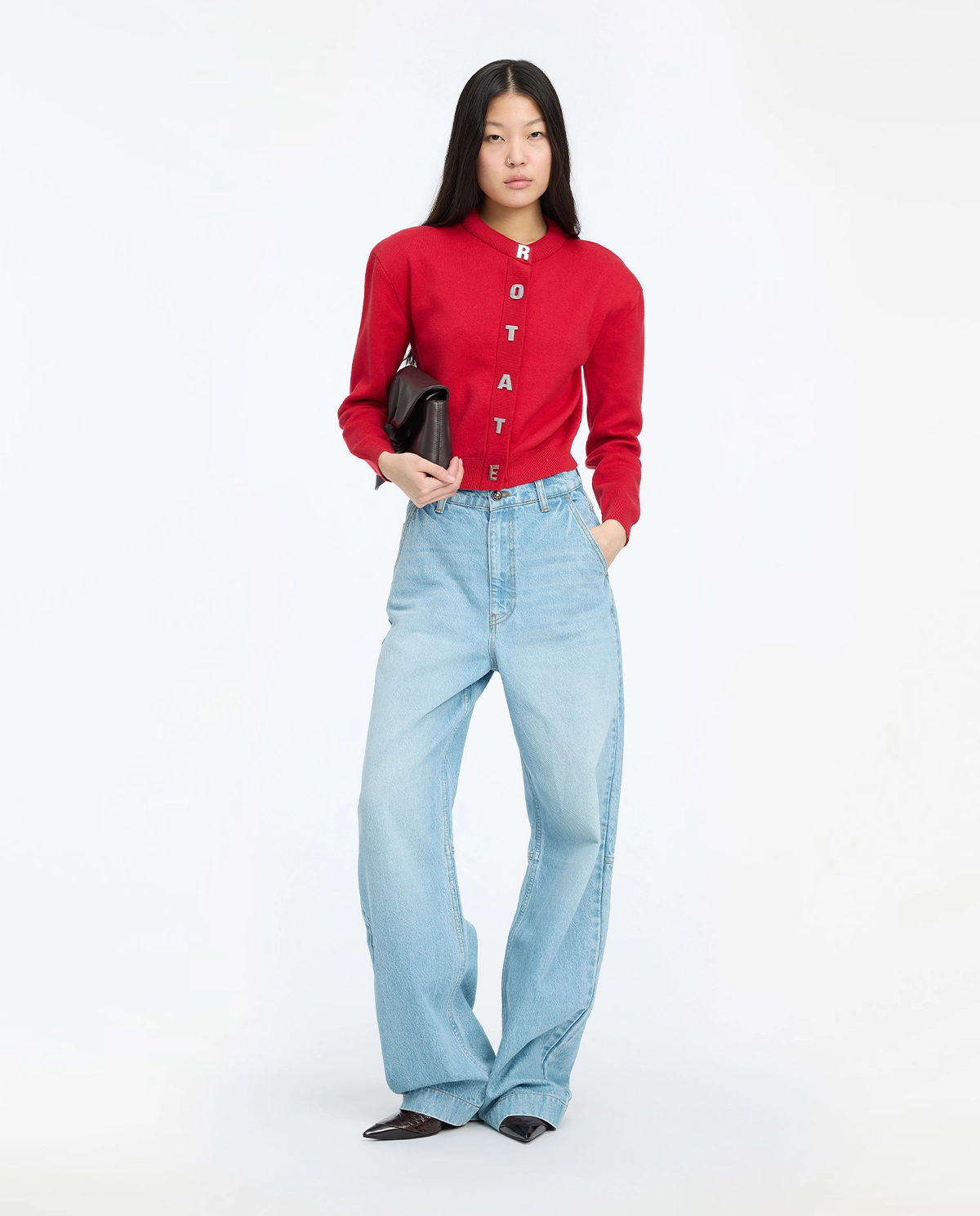 Jasnoniebieskie jeansy Cocoon Fit - Image #1