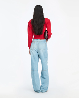 Jasnoniebieskie jeansy Cocoon Fit - Image #3