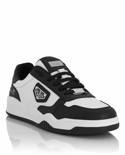 Biało-czarne sneakersy Street King - Image #1