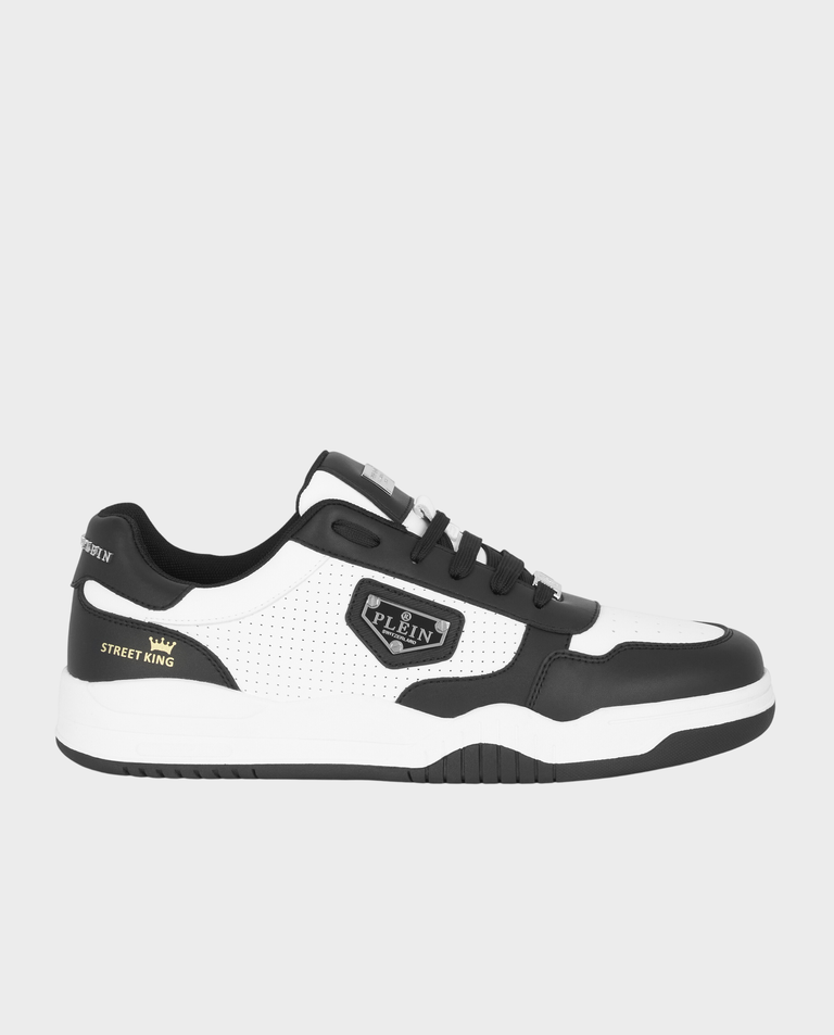 Biało-czarne sneakersy Street King