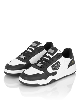 Biało-czarne sneakersy Street King - Image #3