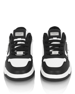 Biało-czarne sneakersy Street King - Image #7
