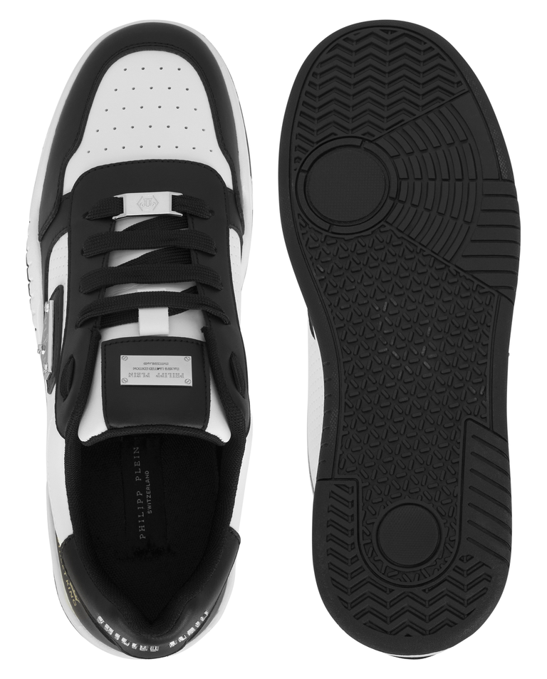 Biało-czarne sneakersy Street King - Image #8