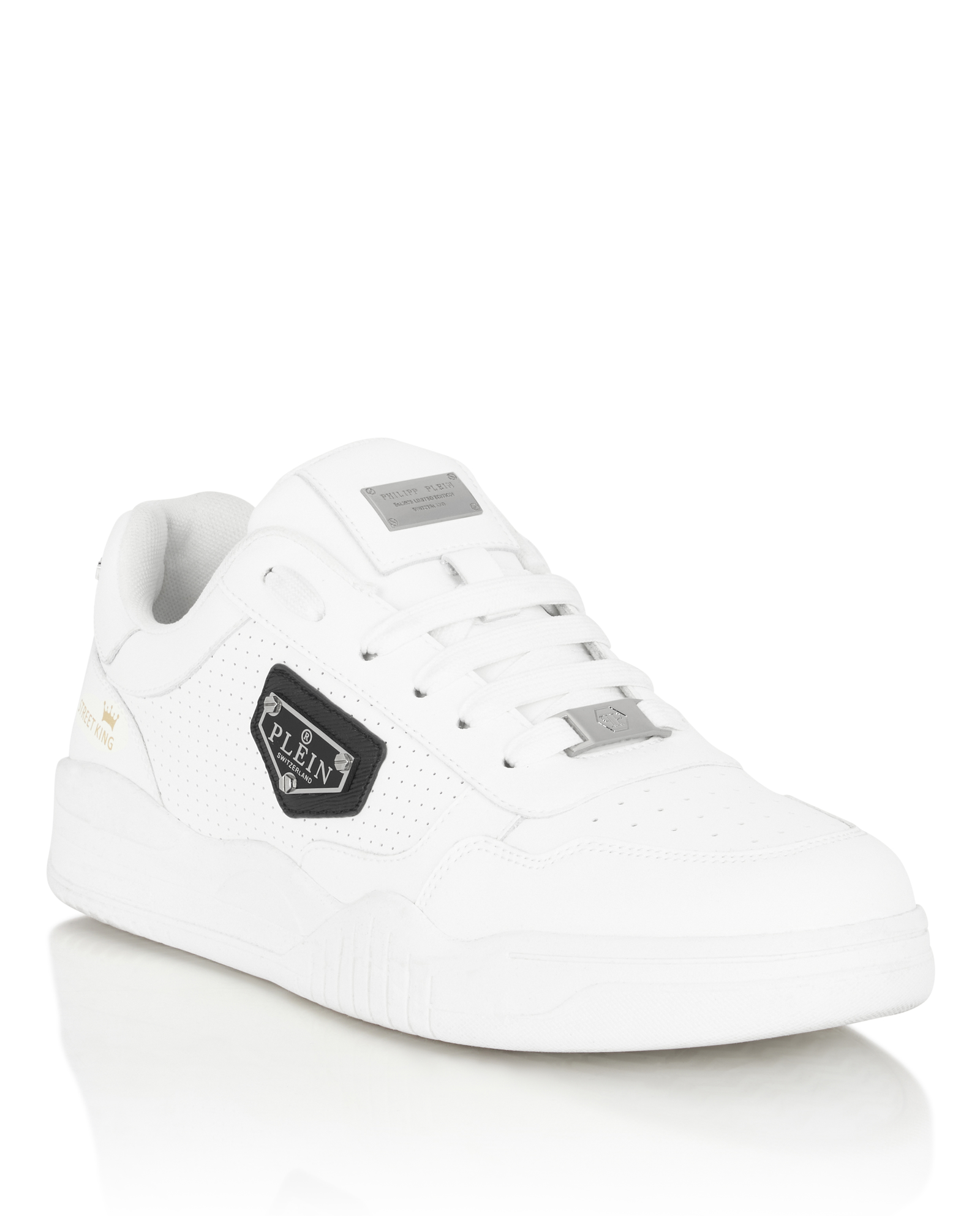 Białe sneakersy Street King - Image #1
