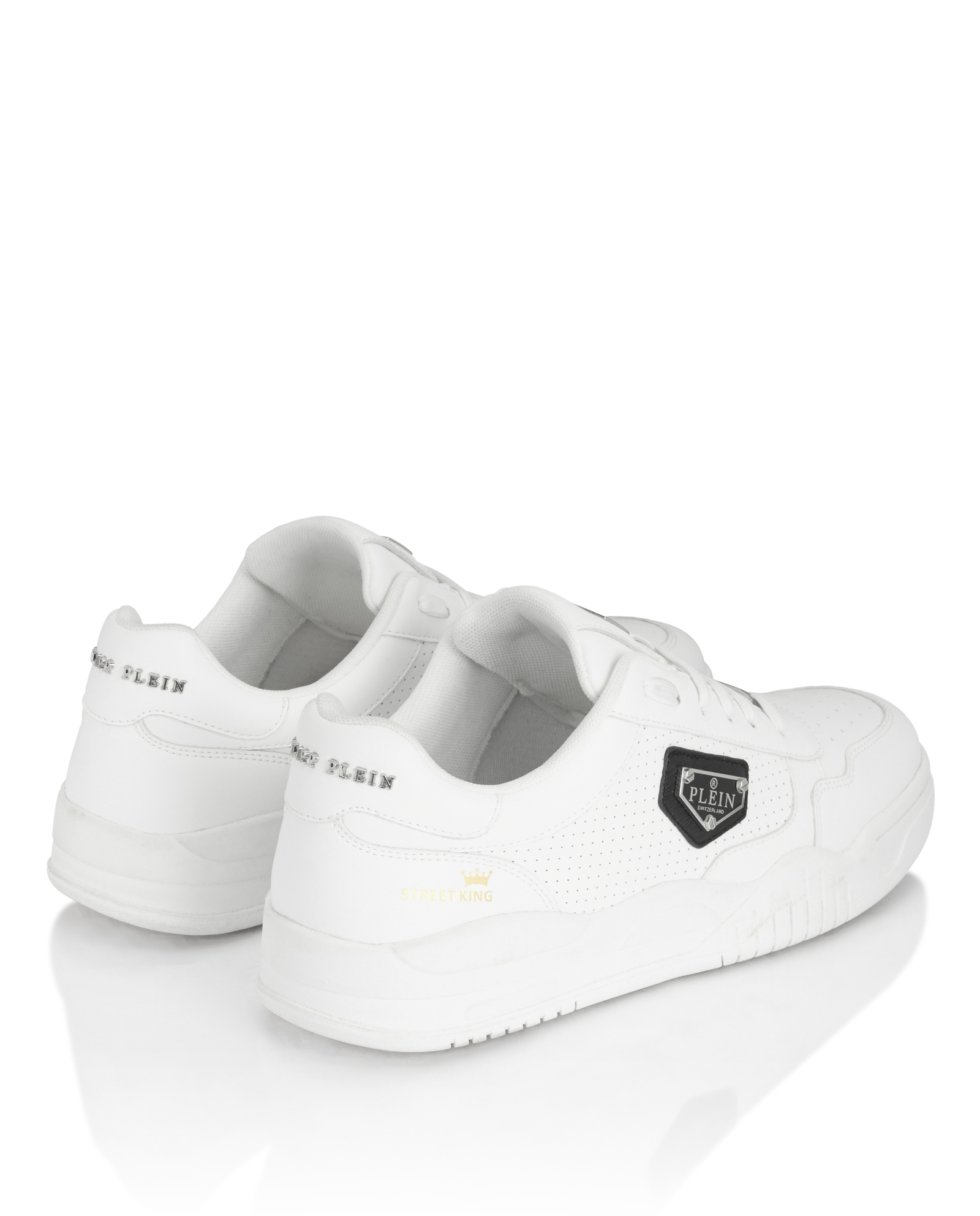 Białe sneakersy Street King - Image #4