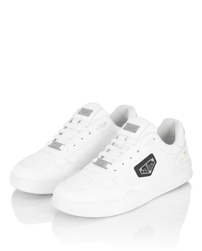 Białe sneakersy Street King - Image #5