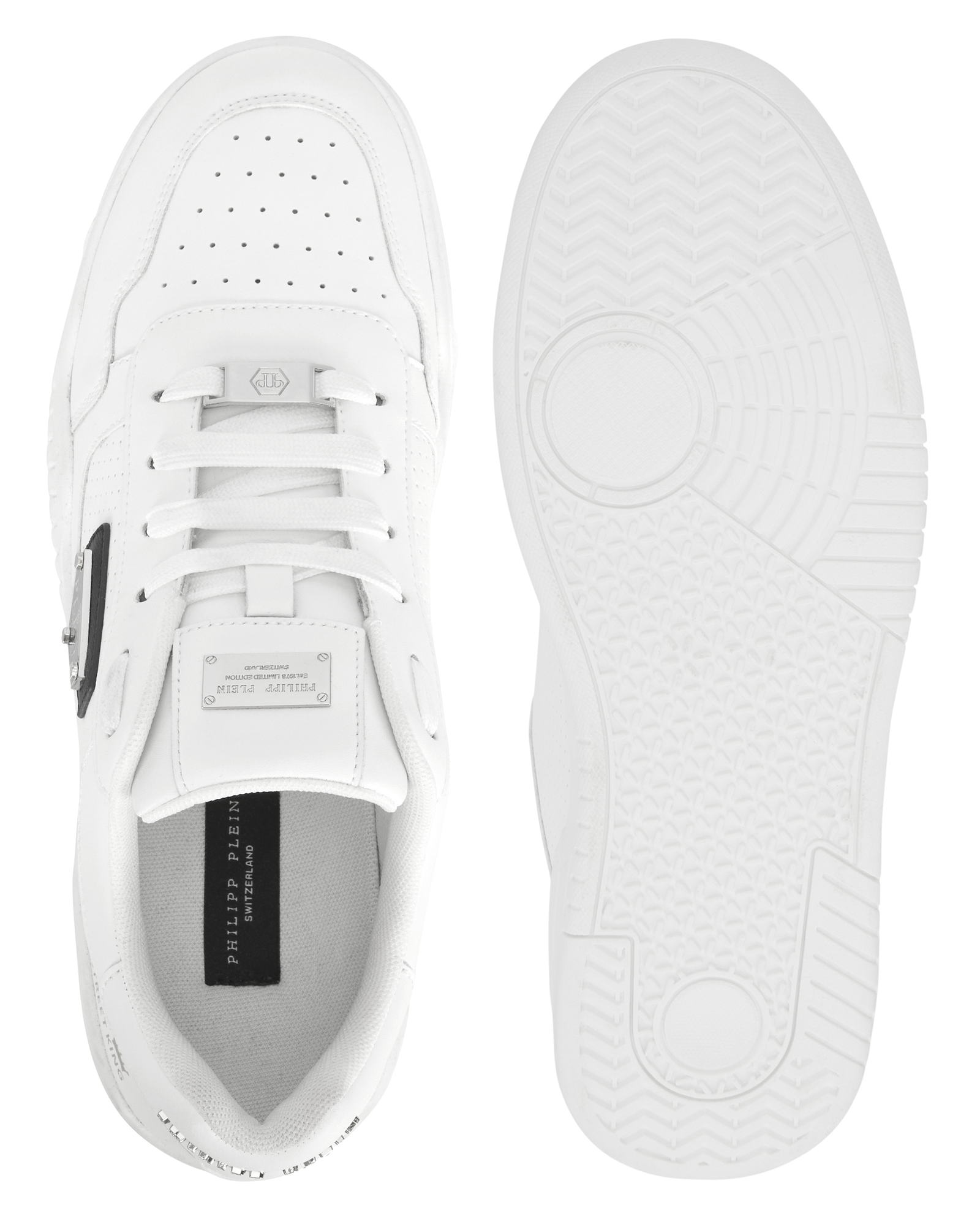 Białe sneakersy Street King - Image #8
