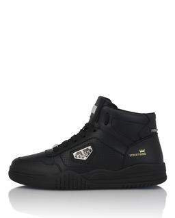 Czarne sneakersy za kostkę - Image #6