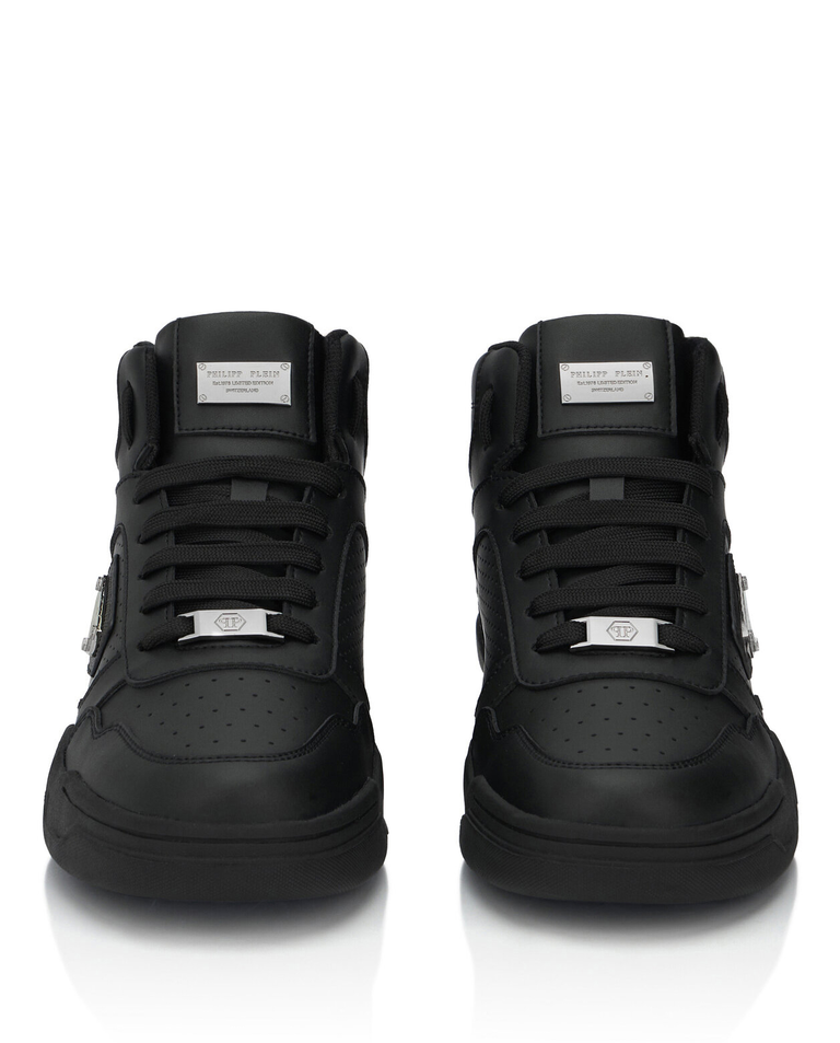 Czarne sneakersy za kostkę - Image #7
