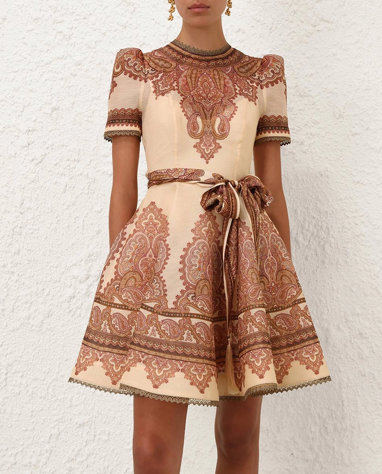 Mini sukienka we wzór paisley Ascent - Image #3