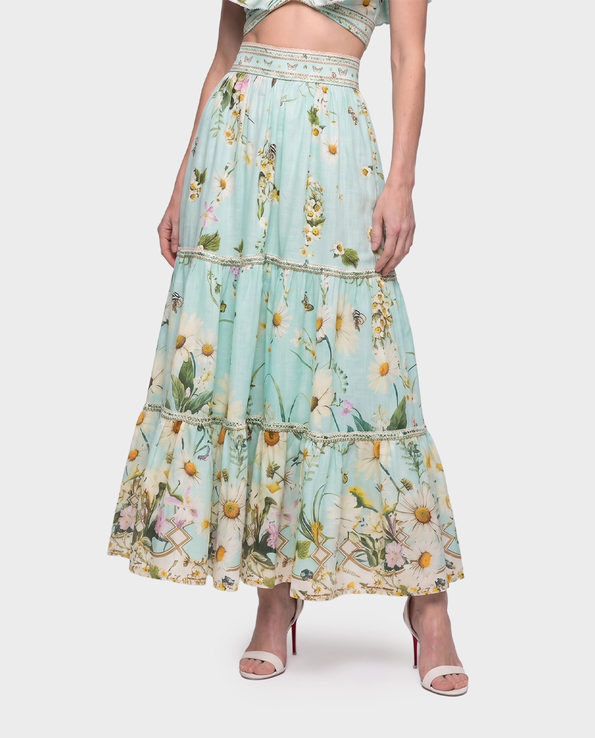 Lniana spódnica maxi - Image #2