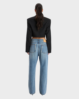 Niebieskie jeansy w stylu Vintage - Image #2