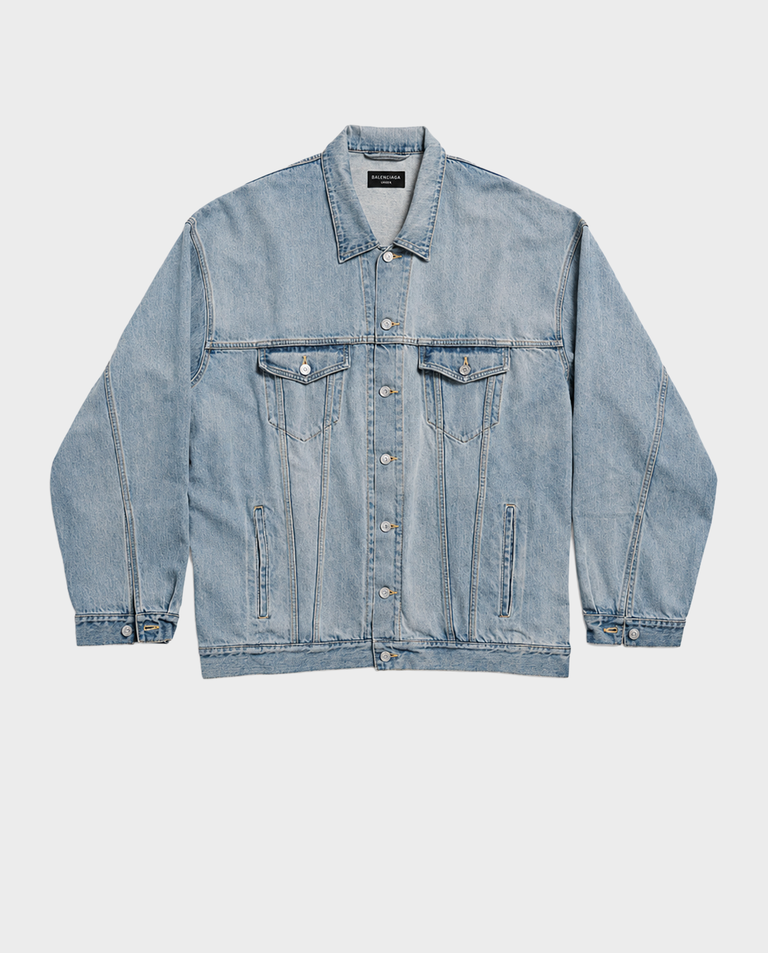 Jeansowa kurtka oversize