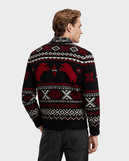 Czarny sweter z misiami - Image #3