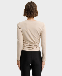 Piaskowy longsleeve Lune - Image #2