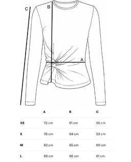 Piaskowy longsleeve Lune - Image #4