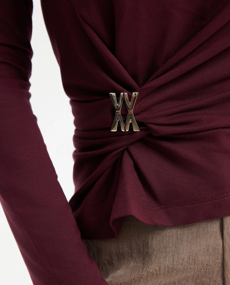 Wiśniowy longsleeve Lune - Image #3