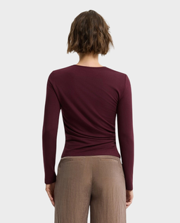 Wiśniowy longsleeve Lune - Image #2
