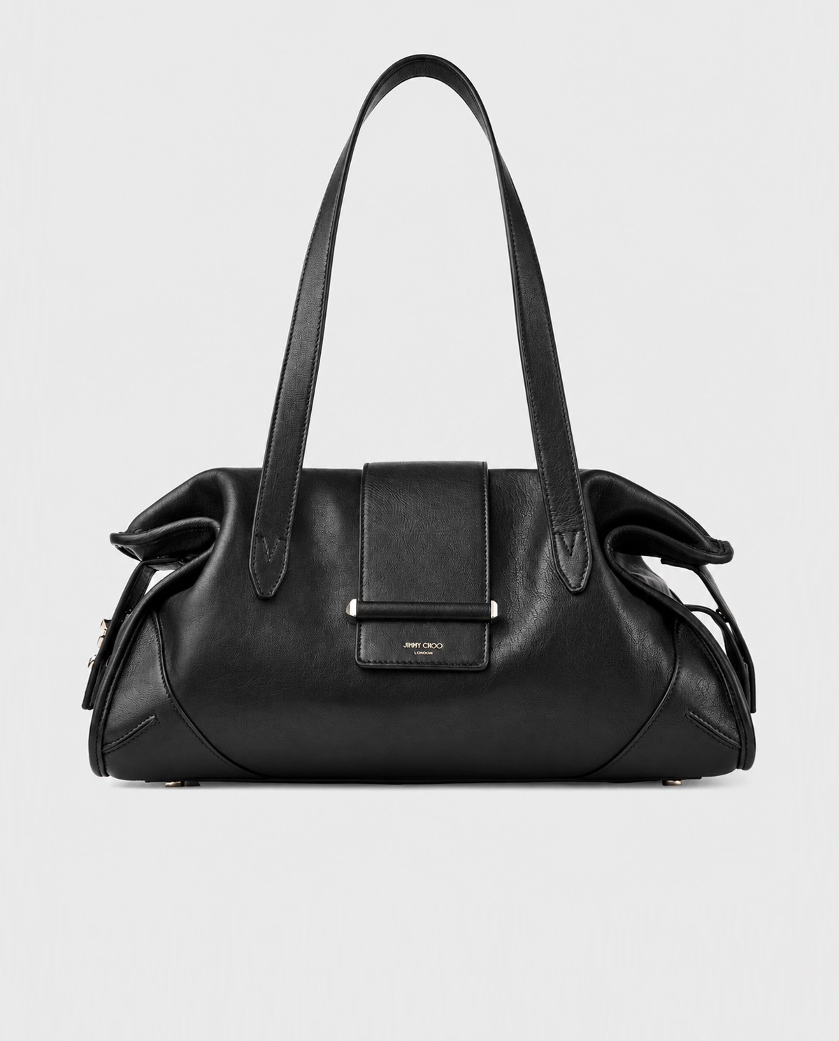 Czarna skórzana torba Bar Holdall Medium - Image #0