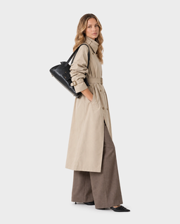 Czarna skórzana torba Bar Holdall Medium - Image #1
