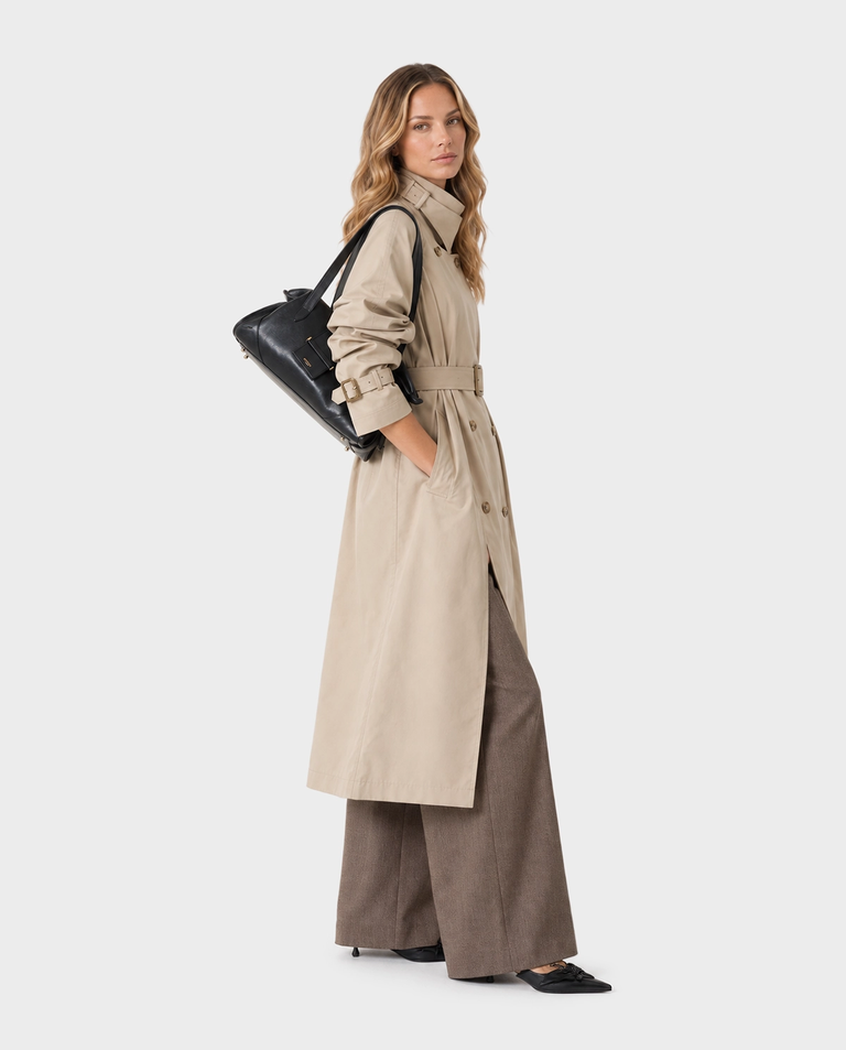 Czarna skórzana torba Bar Holdall Medium
