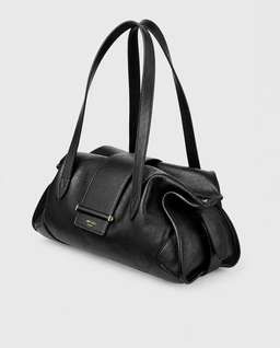 Czarna skórzana torba Bar Holdall Medium - Image #3