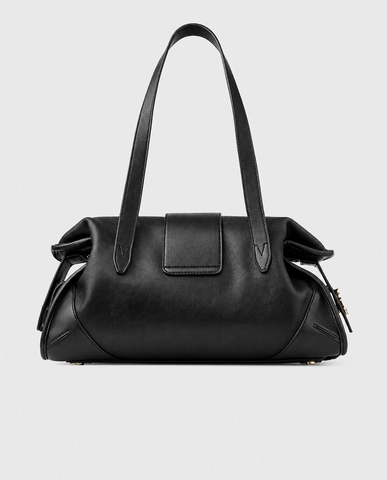 Czarna skórzana torba Bar Holdall Medium - Image #4