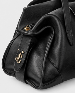 Czarna skórzana torba Bar Holdall Medium - Image #6