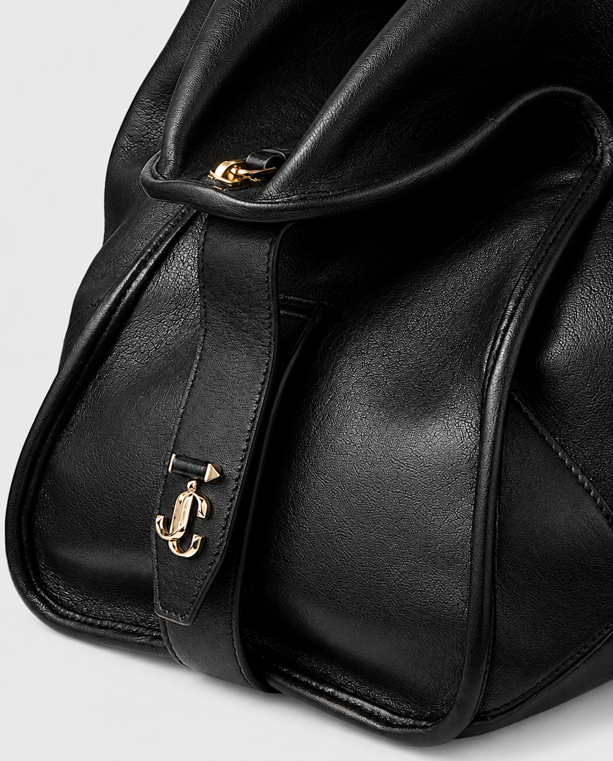 Czarna skórzana torba Bar Holdall - Image #2
