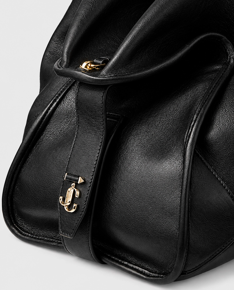 Czarna skórzana torba Bar Holdall - Image #2