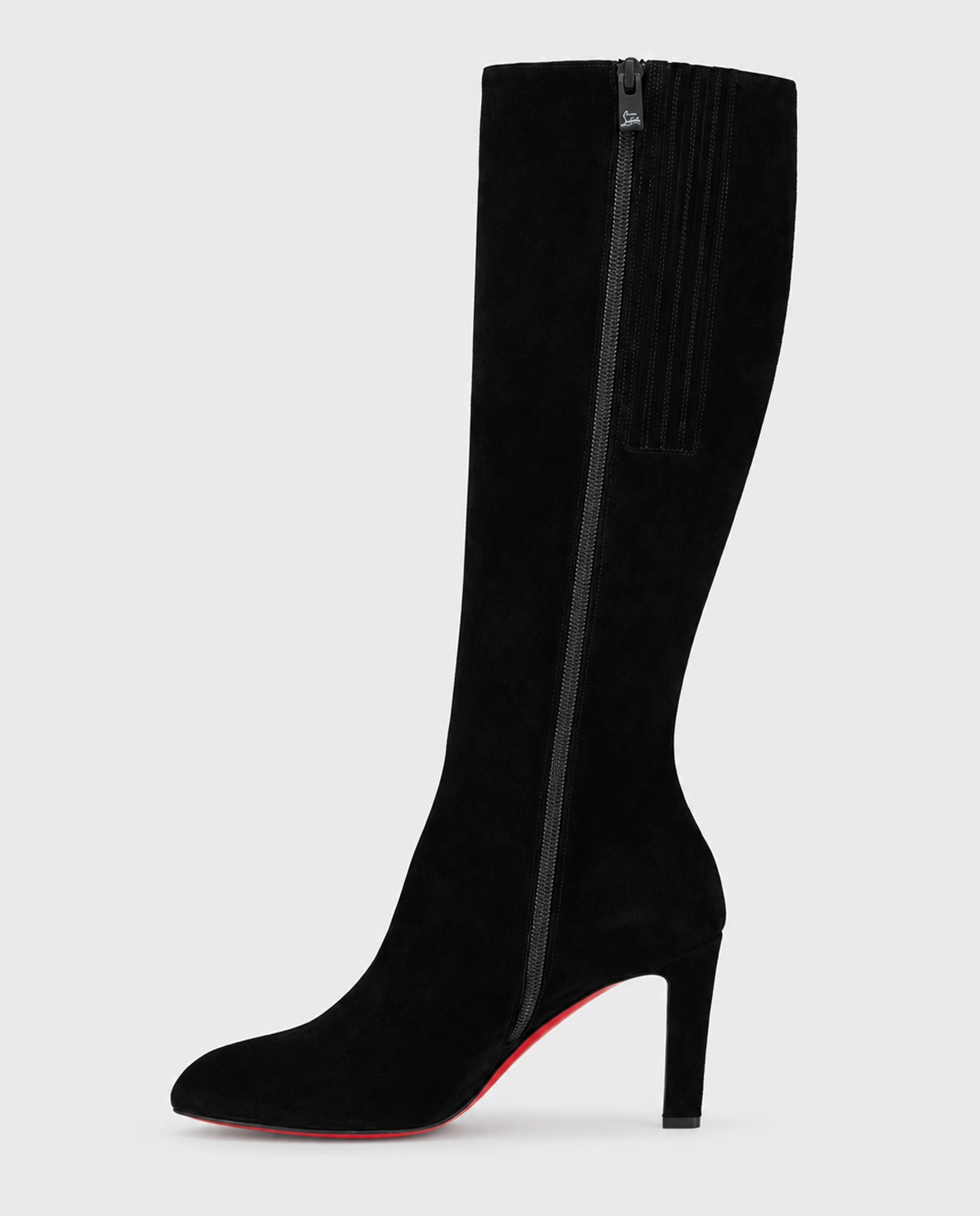 Czarne zamszowe Fannylove Tight Botta 85 - Image #3
