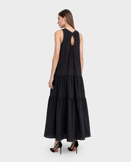 Czarna sukienka maxi - Image #3