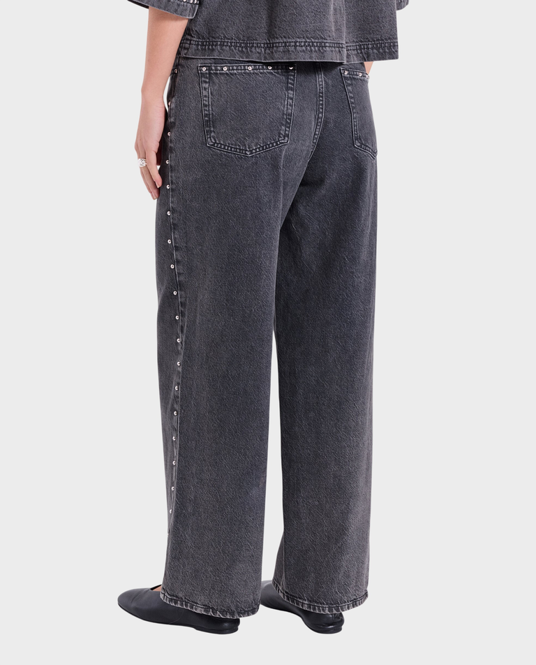 Szare jeansy Astra Relaxed Fit
