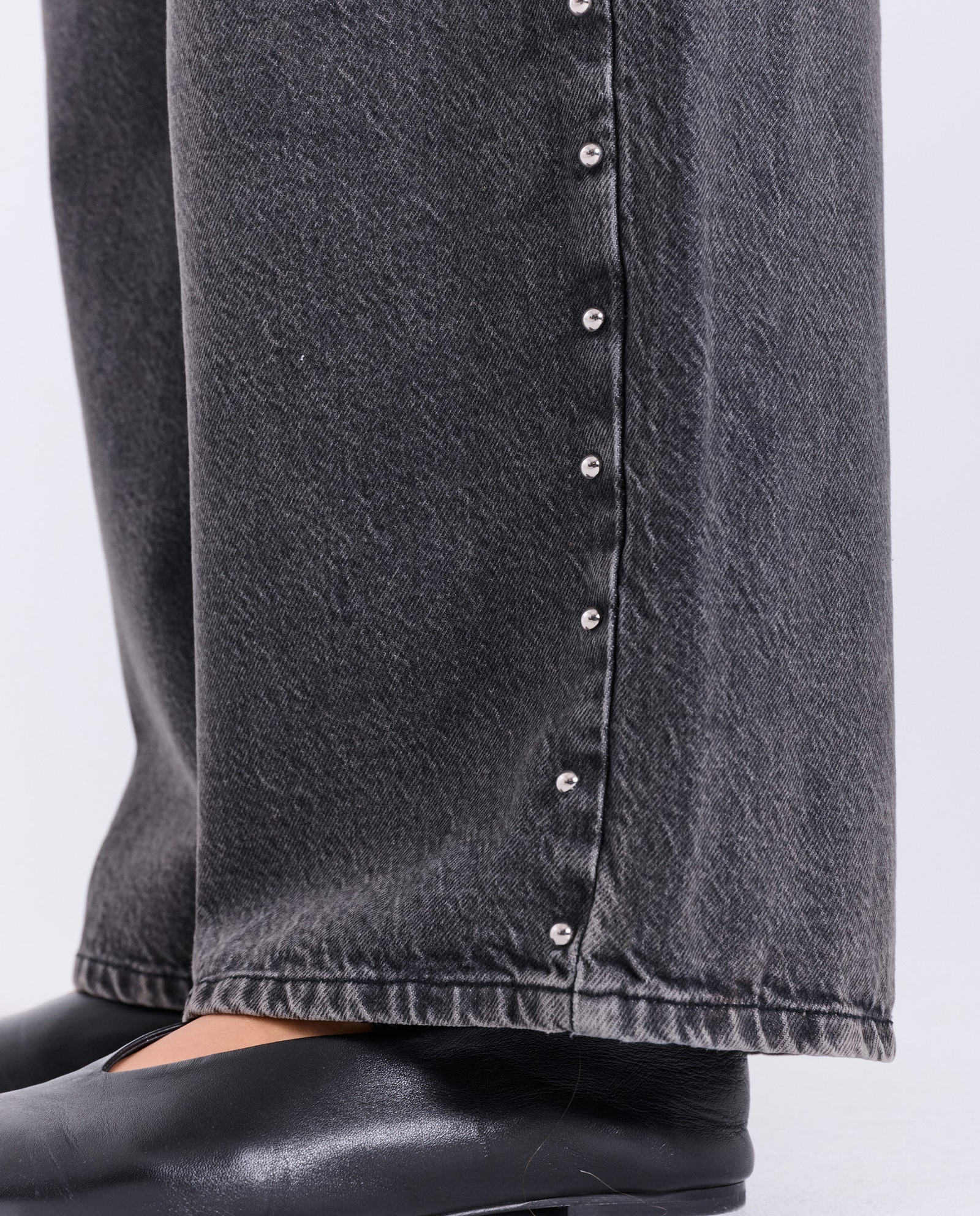Szare jeansy Astra Relaxed Fit - Image #2