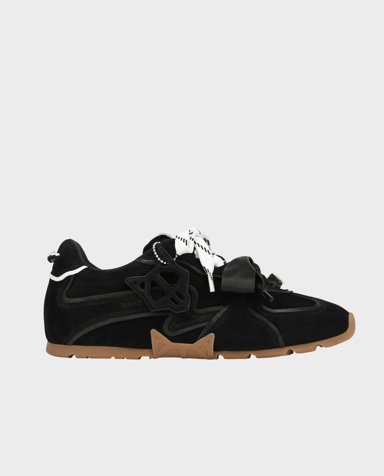 Zamszowe sneakersy Adored Black Suede - Image #0