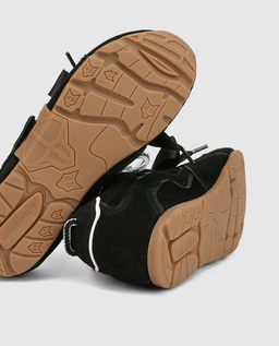 Zamszowe sneakersy Adored Black Suede - Image #3