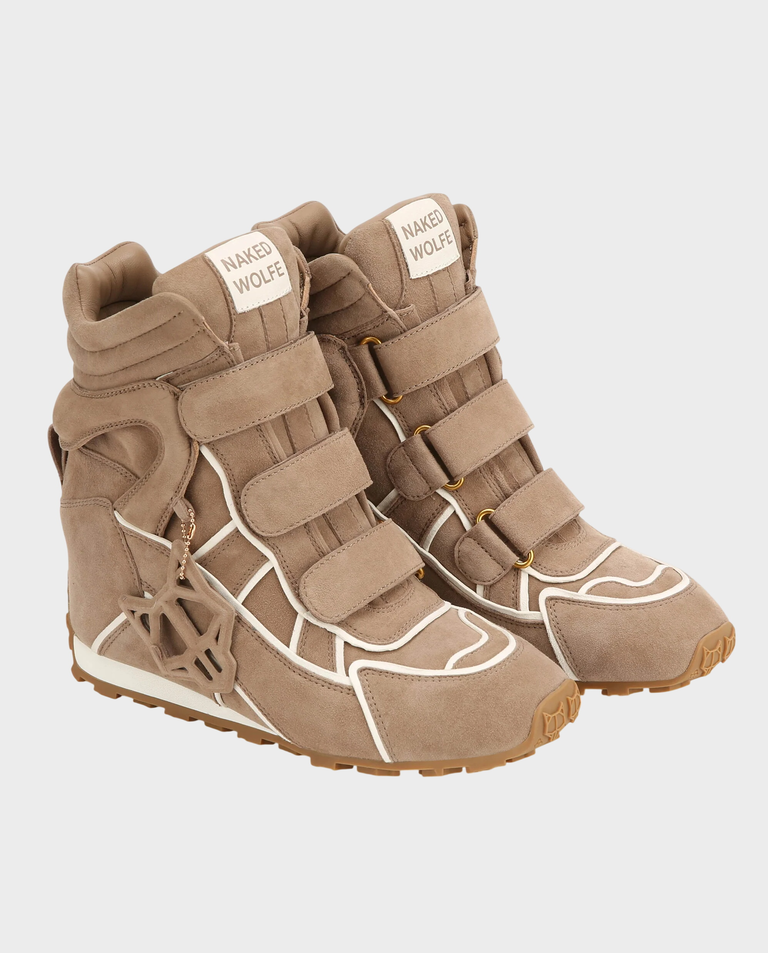 Zamszowe sneakersy na koturnie Element Mushroom Suede
