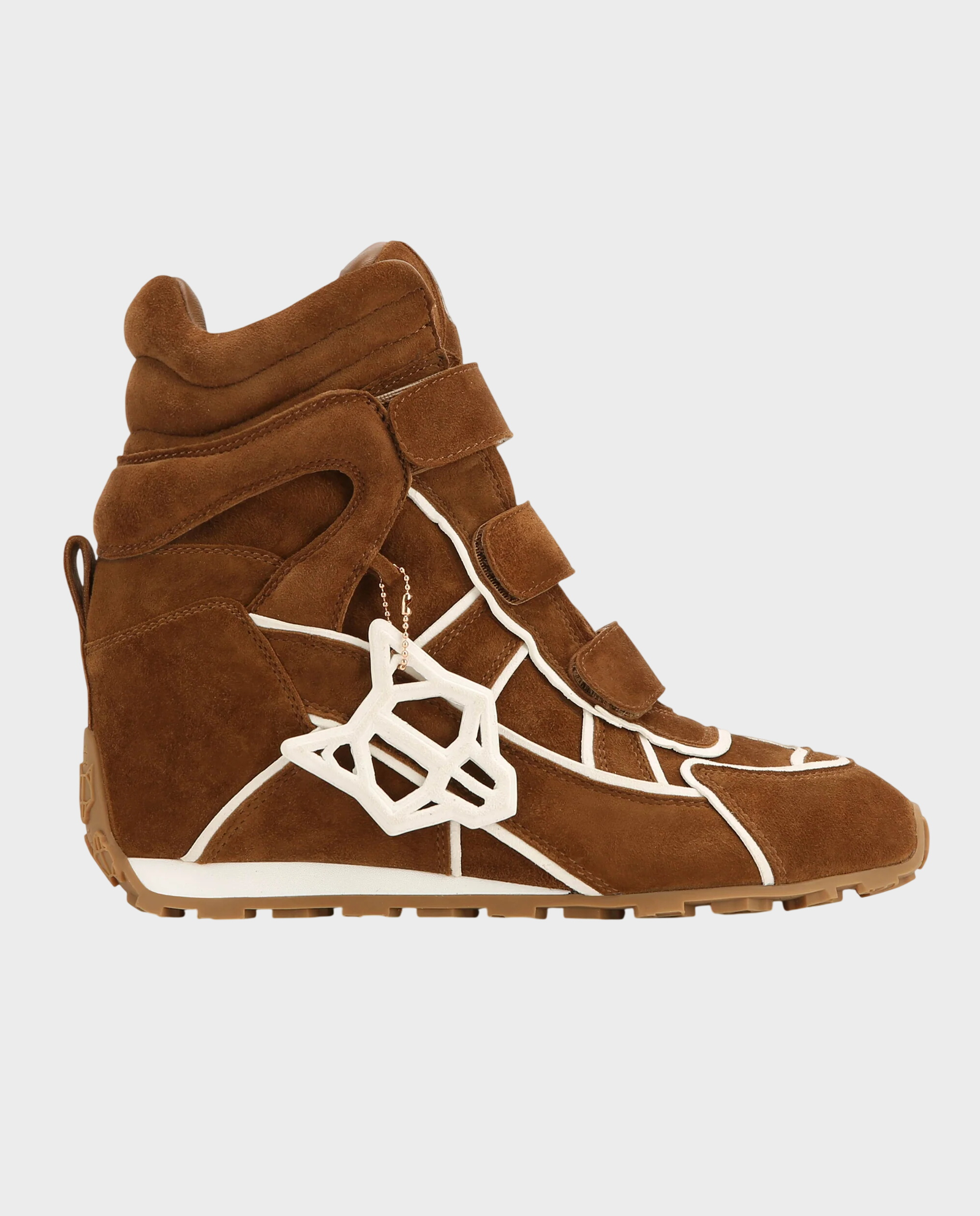 Zamszowe sneakersy na koturnie Element Tan Suede - Image #0