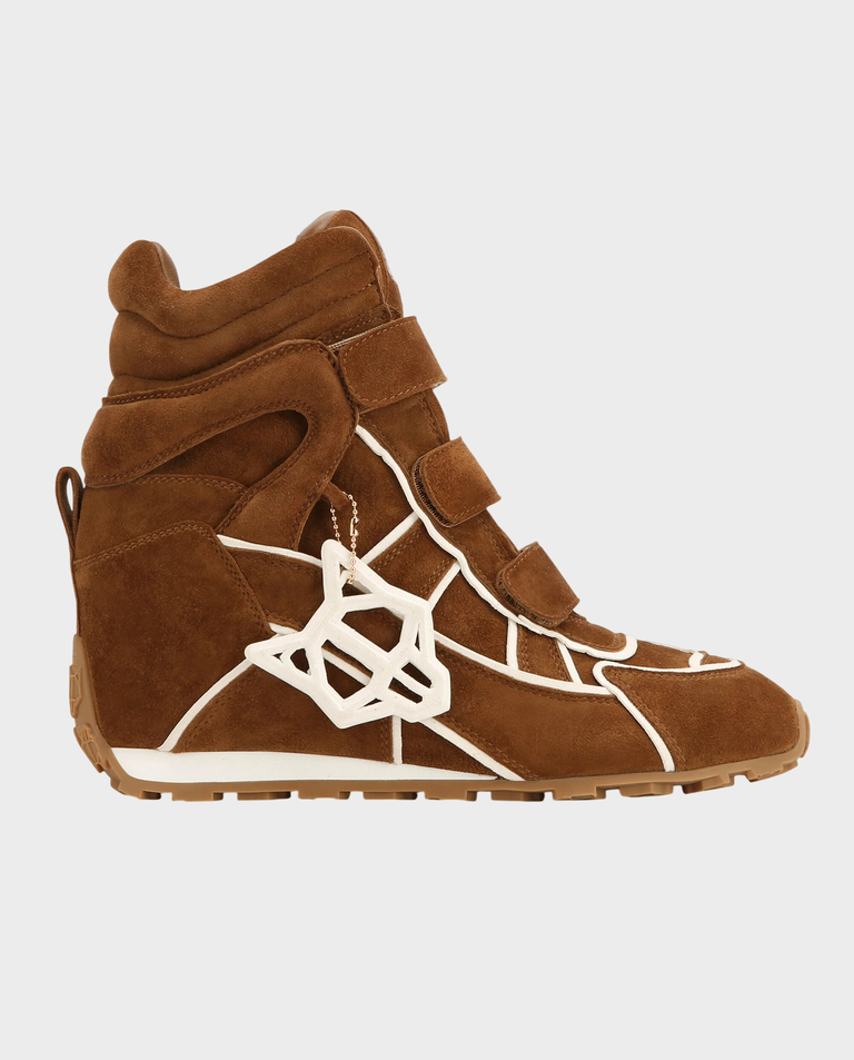 Zamszowe sneakersy na koturnie Element Tan Suede