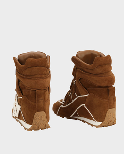 Zamszowe sneakersy na koturnie Element Tan Suede - Image #3