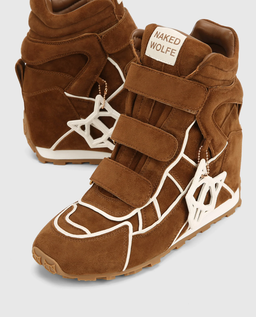 Zamszowe sneakersy na koturnie Element Tan Suede - Image #2