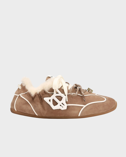 Zamszowe sneakersy z futerkiem Soul Nutmeg Shearling - Image #0