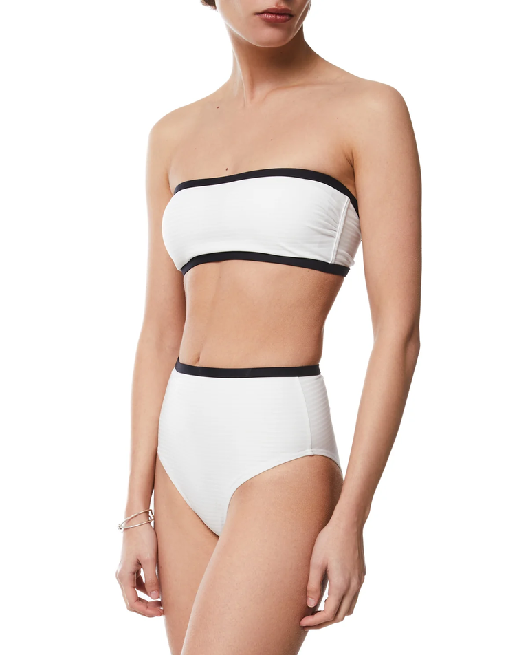 Biały dół od bikini Cora