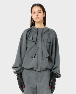 Szara kurtka typu bomber - Image #0
