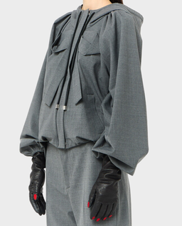 Szara kurtka typu bomber - Image #2