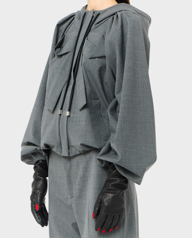 Szara kurtka typu bomber - Image #2