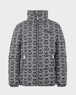 Pikowana kurtka z monogramem - Image #0