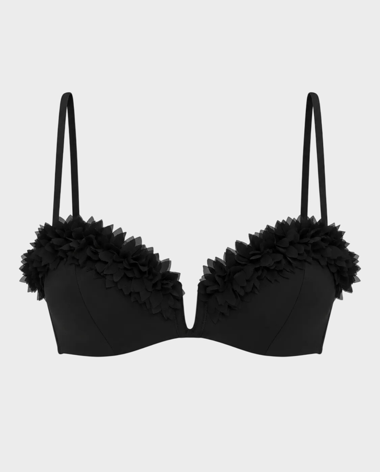 Czarny top od bikini Bloom